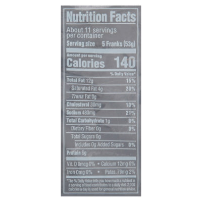 Sahlen Party Popper Cocktail Wiener Pork & Beef, 20 Oz - 20 OZ - Image 4