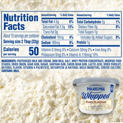 Philadelphia French Onion Whipped Cream Cheese Spread - 7.5 Oz - Image 6
