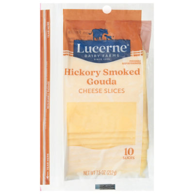 Lucerne Cheese Smoked Gouda Sliced 7.5 Oz - 7.5 OZ