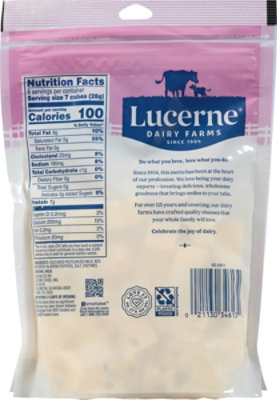 Lucerne Pepper Jack Cheese Cubes 8 Oz - 8 OZ - Image 5