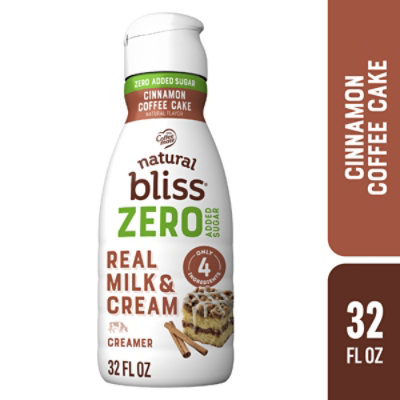 Nestle Coffee Mate Natural Bliss Cinnamon Coffee Cake Zero Sugar - 32 Fl. Oz. - Image 1
