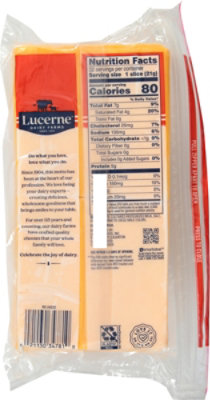 Lucerne Sharp Cheddar Cheese Slices Family Size 24 Oz - 24 OZ - Image 5