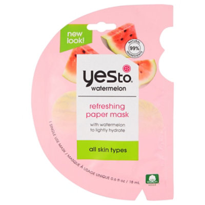 Yes To Wtr Fresh Paper Mask - EA - Image 1