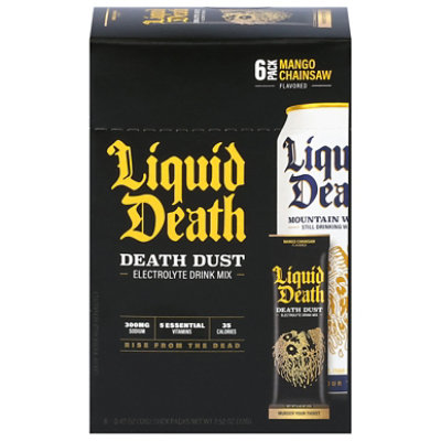 Liquid Death Electrolyte Mango 6pkt - 2.52 OZ - Image 1