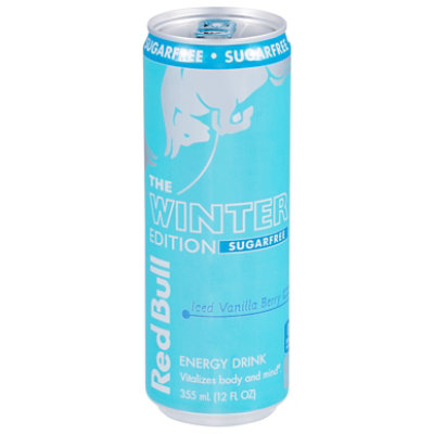 Red Bull Winter Edition Vanilla Berry Sugar Free - 12 Oz - Image 1