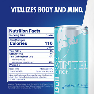 Red Bull Winter Edition Vanilla Berry - 8.4 Oz - Image 2