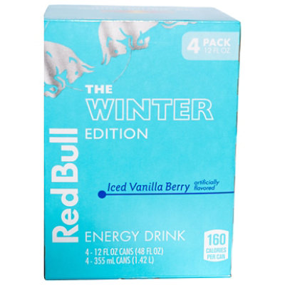 Red Bull Winter Edition Vanilla Berry - 4-12 Oz - Image 3