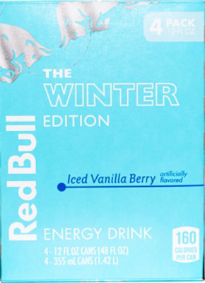 Red Bull Winter Edition Vanilla Berry - 4-12 Oz - Image 6