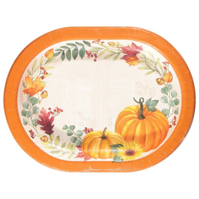 Harvest Wishes Platter - 8 CT - Image 3