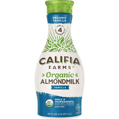 Califia Farms Organic Vanilla Almond Milk 48 Fz - 48 FZ - Image 1