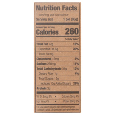 Table Talk Mini Pumpkin Pie - 3 OZ - Image 4