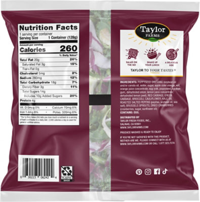 Taylor Farms Sweet Kale Mini Chopped Salad Kit 4.5oz Bag - 4.5 OZ - Image 5