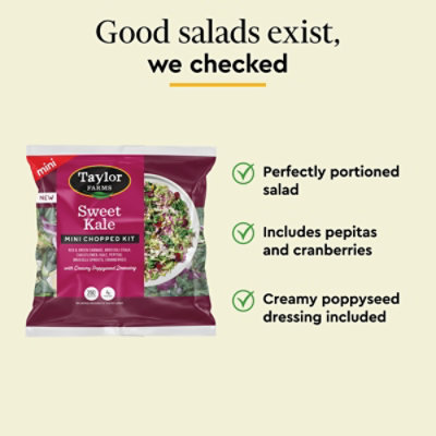 Taylor Farms Sweet Kale Mini Chopped Salad Kit 4.5oz Bag - 4.5 OZ - Image 4
