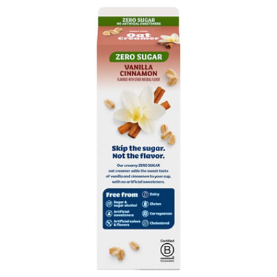 Silk Oat Cinnamon Vanilla Zero Sugar 32oz - 32 FZ - Image 2