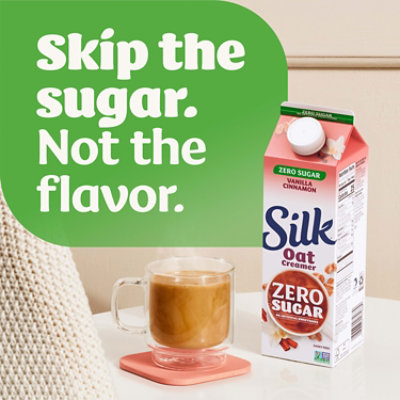Silk Oat Cinnamon Vanilla Zero Sugar 32oz - 32 FZ - Image 3