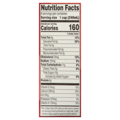 O Organics Whole Milk Plus Dha Omega 3 64 Fl. Oz. - 64 Fl. Oz. - Image 3
