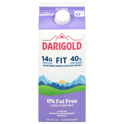 Darigold Fit Fat Free Ultra-filtered Milk, 59oz - 59 FZ - Image 3