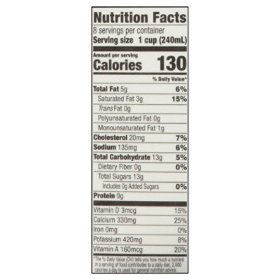 O Organics 2% Reduced Fat Milk Plus Dha Omega 3 64 Fl. Oz. - 64 Fl. Oz. - Image 3
