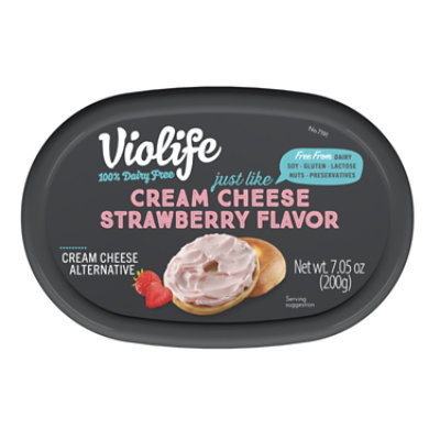 Violife Just Like Cream Cheese Strawberry 7.05oz - 7.05 OZ - Image 5