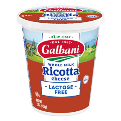 Galbani Lactose Free Ricotta Cheese - 15 Oz