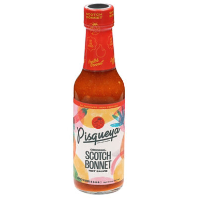 Pisqueya Hot Sauce Scotch Bonnet Smoky Hot - 5 OZ - Image 1
