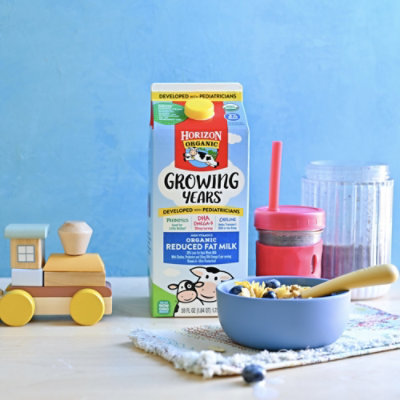 Horizon Organic Growing Years 2% Reduced Fat DHA Omega-3 Milk Carton - 59 Fl. Oz. - Image 3