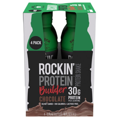 Shamrock Rockin Protein Chocolate Builder 30g 4-12fz, 48 Fz - 4-12 FZ - Image 2