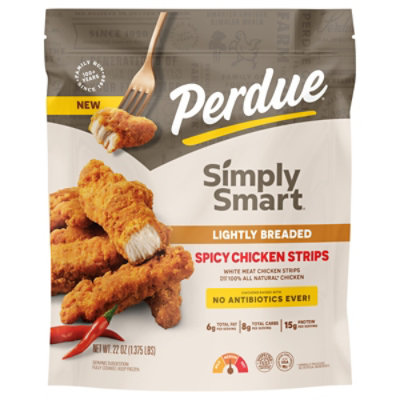 Simply Smart Chicken Breast Strips Spicy Breaded - 22 OZ - Image 3