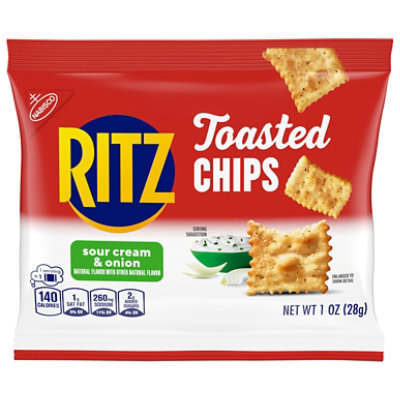 Ritz Toasted Chips Sour Cream & Onion - 10 Count - Image 2