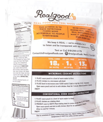 Real Good Foods Orange Chicken 18oz Bag - 18 OZ - Image 6