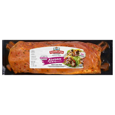 Farmer John Pork Loin Fillet Korean Bbq Korean Bbq Marinade - 22 OZ - Image 2