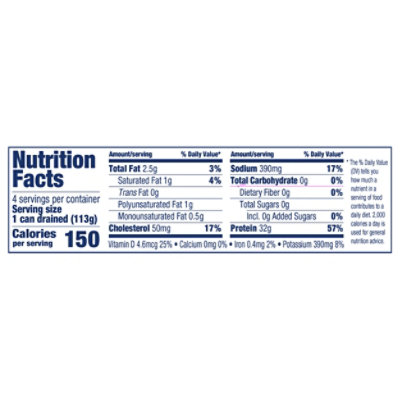 Chicken Of The Sea Sold White Pure Tuna No Drain 4 Oz - 4 OZ - Image 3