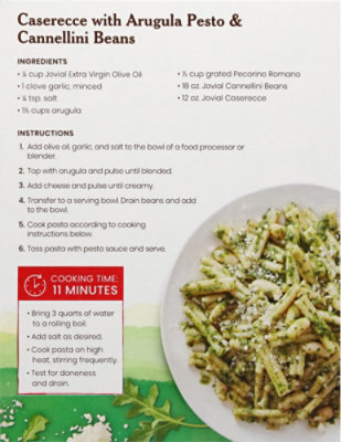 Jovial Pasta Caserecce Brown Rice Organic - 12 OZ - Image 5