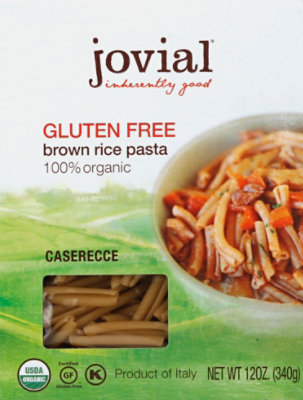 Jovial Pasta Caserecce Brown Rice Organic - 12 OZ - Image 1