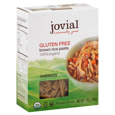 Jovial Pasta Caserecce Brown Rice Organic - 12 OZ - Image 1