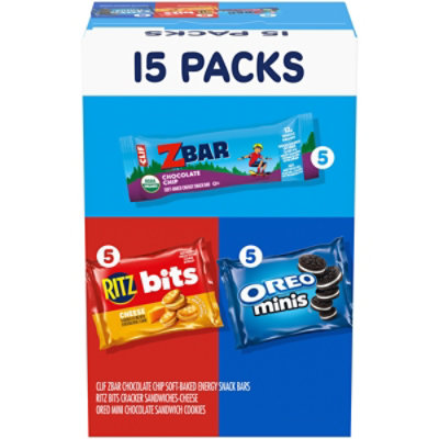 Nabisco Variety Pack With Zbar 15ct - 15 CT
