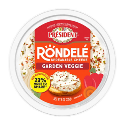 Rondele Cheese Spread Garden Veggie - 8 OZ - Image 1