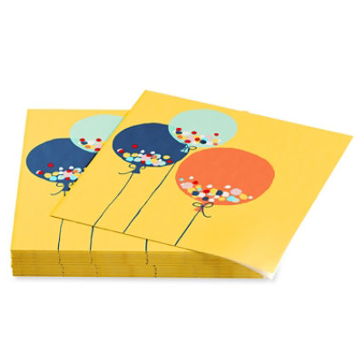 American Greetings Colorful Balloons Birthday Lunch Napkins - 20 Count - Image 3