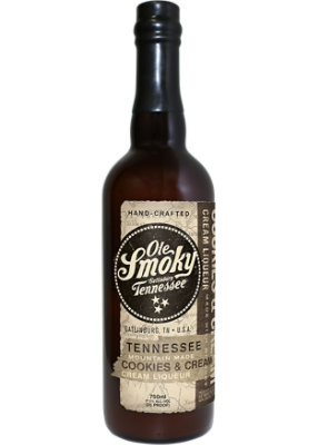 Ole Smoky Cookies & Cream Liqueur 750 Ml - 750 ML - Image 1