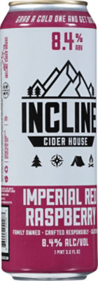 Incline Imperial Raspberry Cider 19.2 Fl Oz In Cans - 19.2 FZ - Image 4