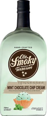 Ole Smoky Mint Chocolate Chip Cream Liqueur 750 Ml - 750 ML - Image 1