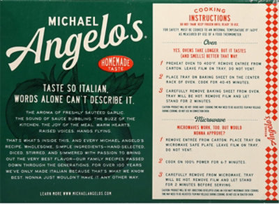 Michael Angelos Manicotti With Sauce - 11 OZ - Image 6
