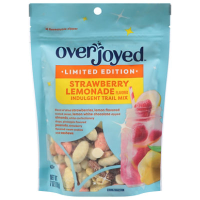 Overjoyed Trail Mix Strawberry Lemon 7 Oz - 7 OZ