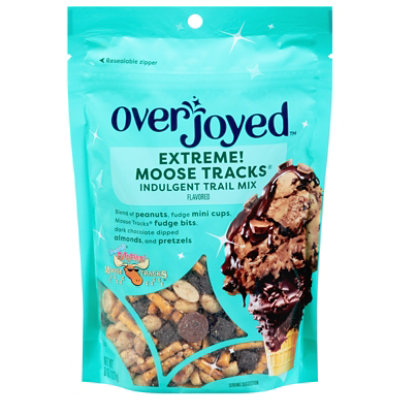 Overjoyed Indulgent Extreme Moose Tracks Trail Mix - 8 Oz