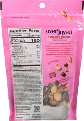 Overjoyed Indulgent Caramel Mocha Trail Mix - 8 Oz - Image 4