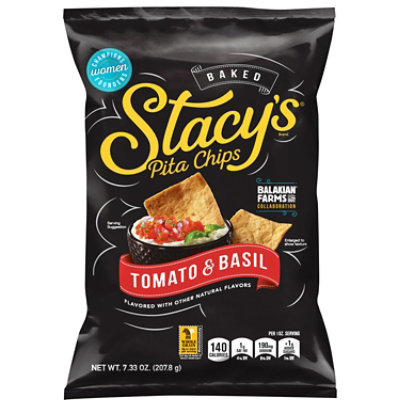 Stacys Pita Chips Tomato And Basil - 7.3 OZ - Image 3