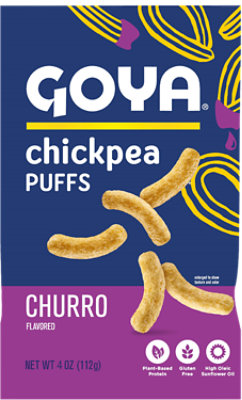 Goya Chickpea Puffs Churro 4oz. - 4 OZ - Image 1