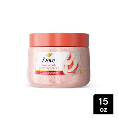 Dove Body Scrub Peach 425 Gr - 425 GR - Image 1