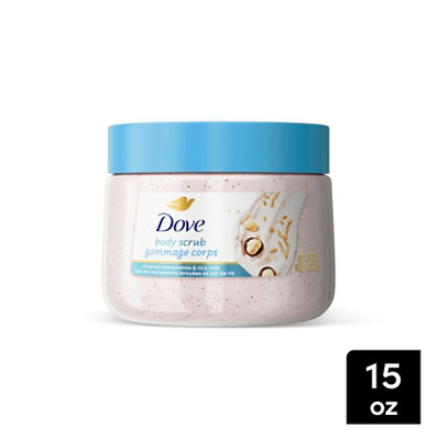 Dove Scrub Macadamia Rice Milk 425 Gr - 425 GR - safeway