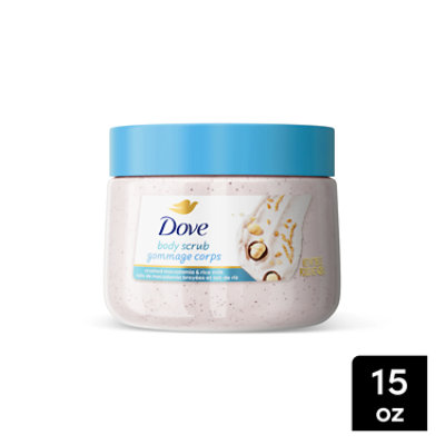 Dove Scrub Macadamia Rice Milk 425 Gr - 425 GR - Image 3
